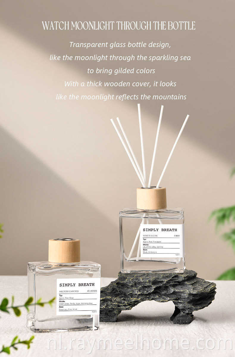 Nieuwe aankomst nieuwste ontwerpgroothandel 150 ml riet diffuser